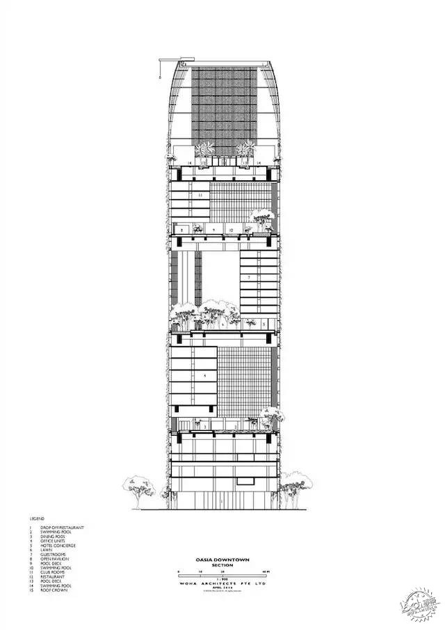 新加坡的生態(tài)建筑專業(yè)戶，又建了一個長滿綠植的酒店第9張圖片