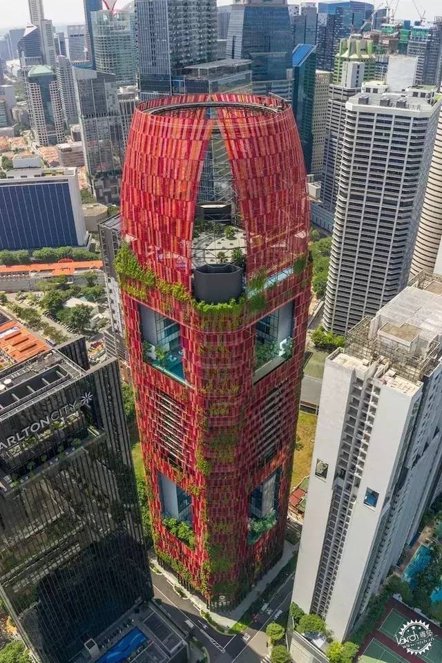 新加坡的生態(tài)建筑專業(yè)戶，又建了一個長滿綠植的酒店第5張圖片